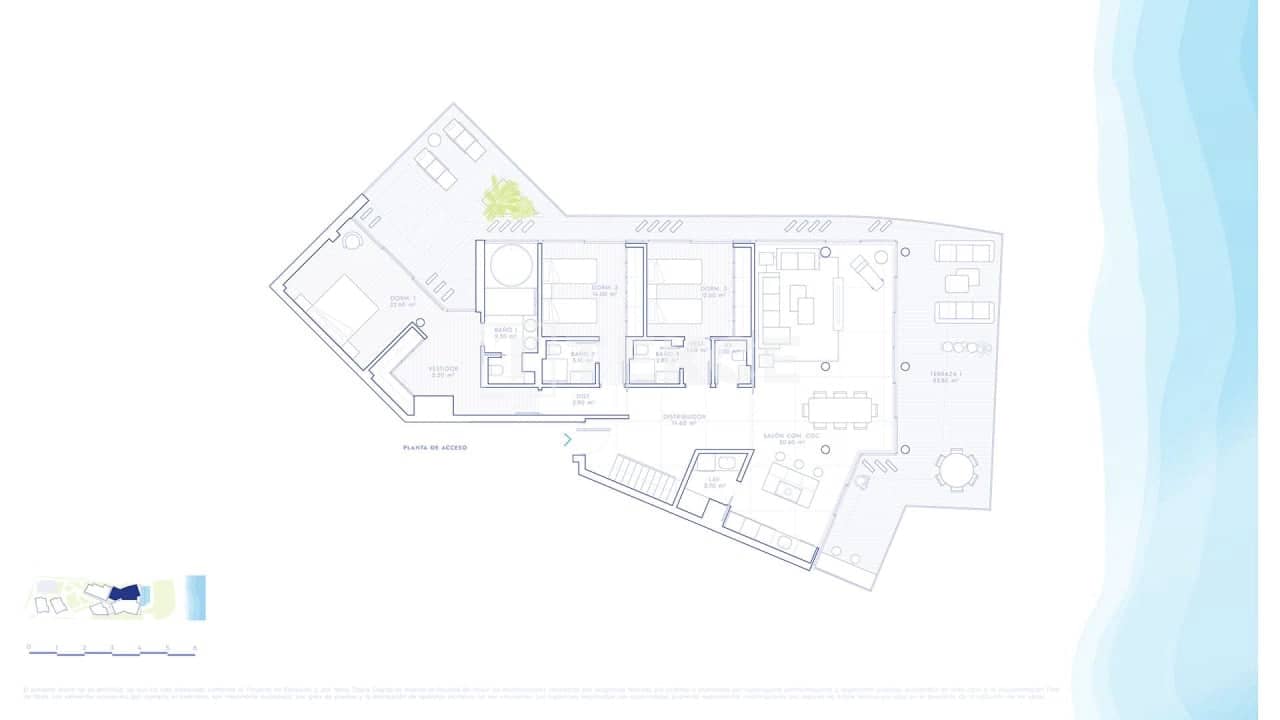 Piso de 3 habitaciones en Estepona en venta con piscina - 2.950.000 € (Ref: 8965558)