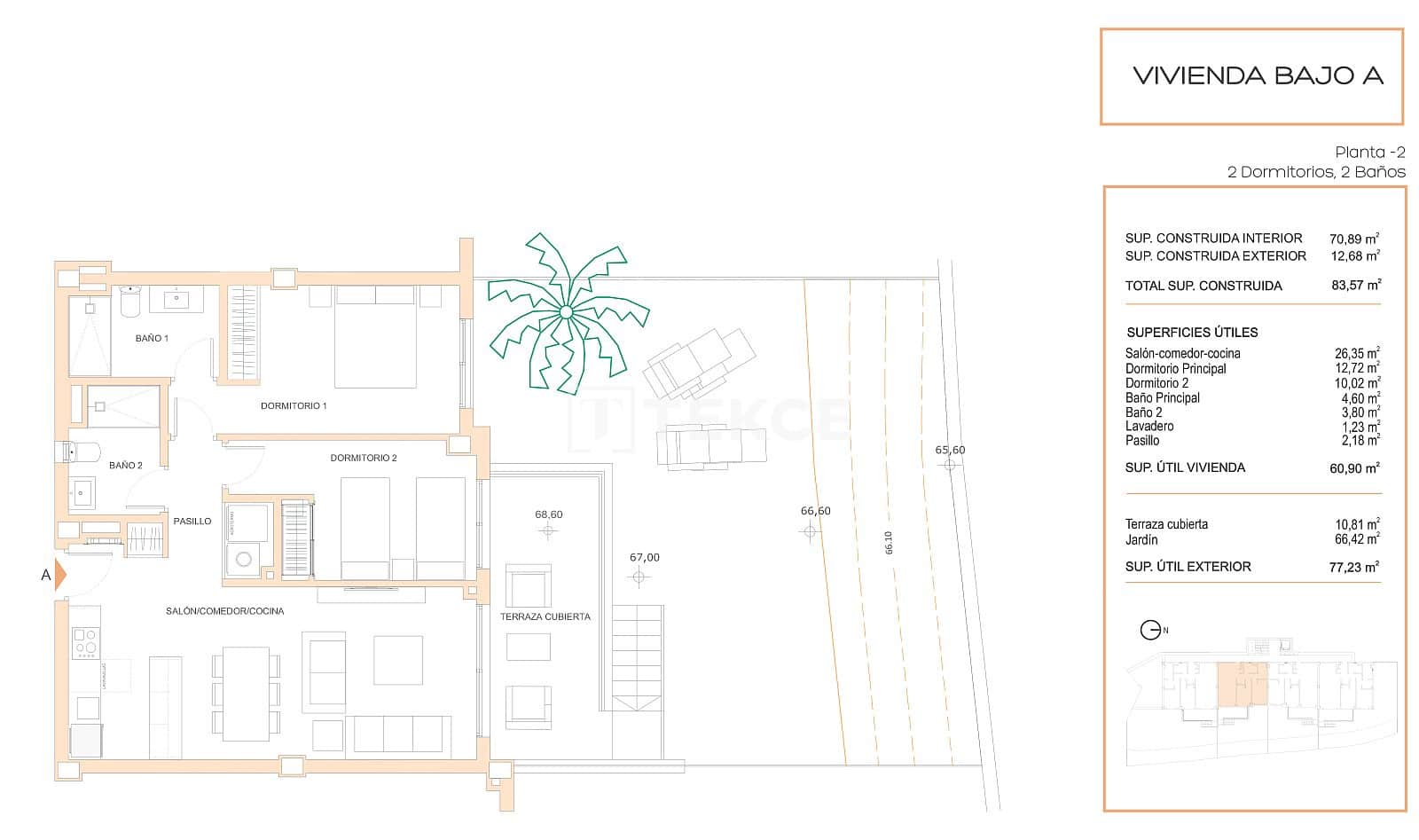 Piso de 2 habitaciones en Fuengirola en venta con piscina - 310.000 € (Ref: 8965580)
