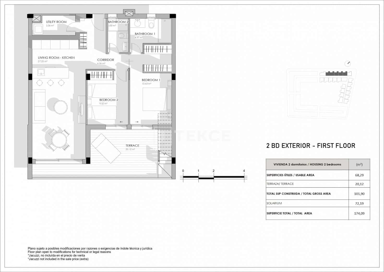 2 Zimmer Wohnung zu verkaufen in Torrevieja mit Pool - 360.000 € (Ref: 8965586)