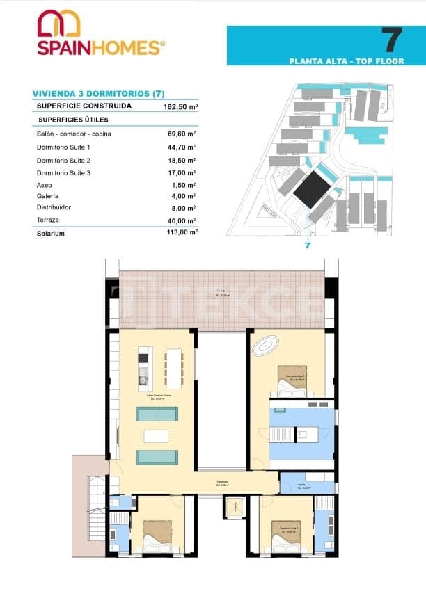 2 camera da letto Appartamento in vendita in Ciudad Quesada con piscina - 475.000 € (Rif: 8965597)