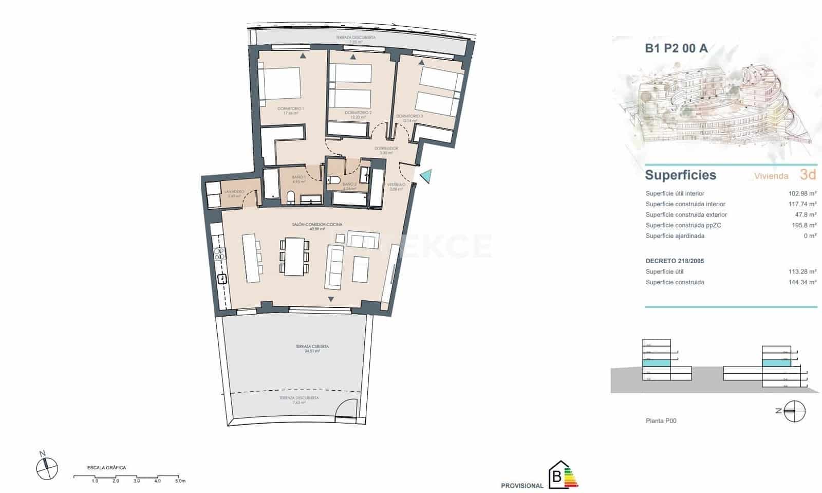 2 quarto Apartamento para venda em Estepona com piscina - 442 000 € (Ref: 8965609)