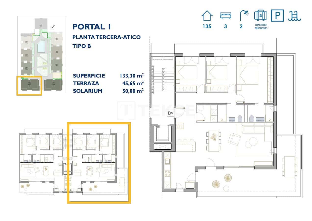 2 makuuhuone Asunto myytävänä paikassa San Pedro del Pinatar mukana uima-altaan - 255 000 € (Ref: 8965623)