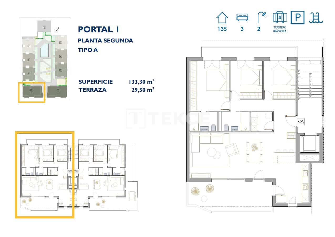 3 bedroom Flat for sale in San Pedro del Pinatar with pool - € 300,000 (Ref: 8965626)