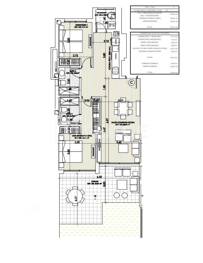 2 slaapkamer Flat te koop in Playa Flamenca met zwembad - € 425.000 (Ref: 8965634)