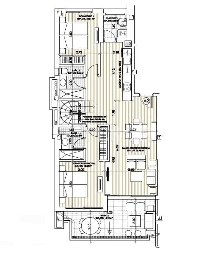 2 slaapkamer Flat te koop in Playa Flamenca met zwembad - € 425.000 (Ref: 8965634)