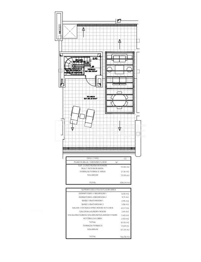 2 slaapkamer Flat te koop in Playa Flamenca met zwembad - € 425.000 (Ref: 8965634)