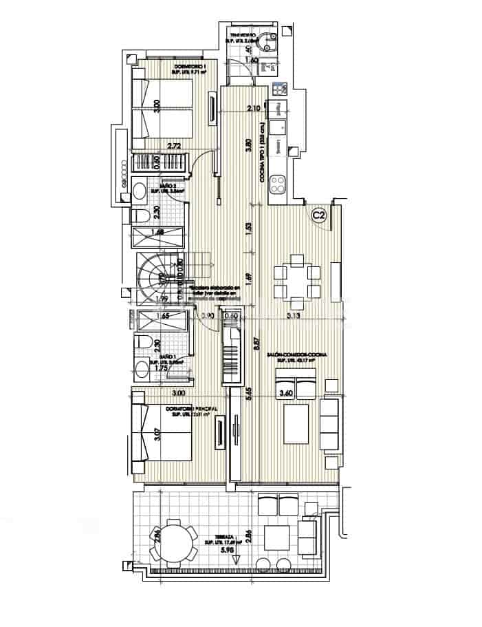2 slaapkamer Flat te koop in Playa Flamenca met zwembad - € 425.000 (Ref: 8965634)