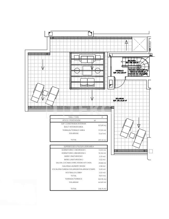 2 slaapkamer Flat te koop in Playa Flamenca met zwembad - € 425.000 (Ref: 8965634)