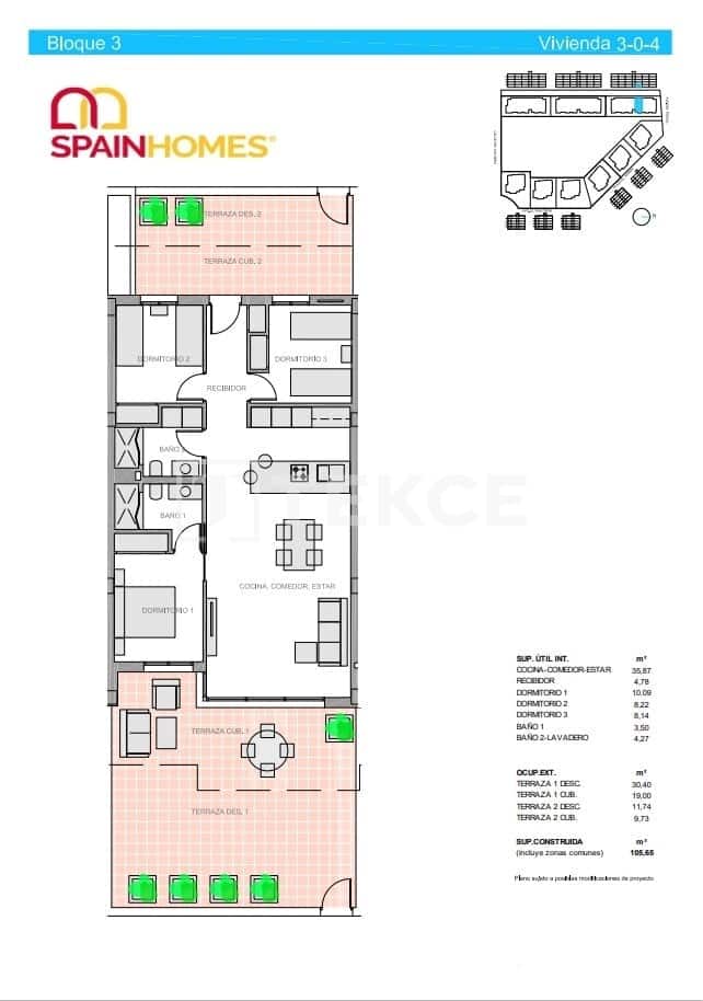 3 sovrum Lägenhet till salu i El Raso med pool - 270 000 € (Ref: 8965635)