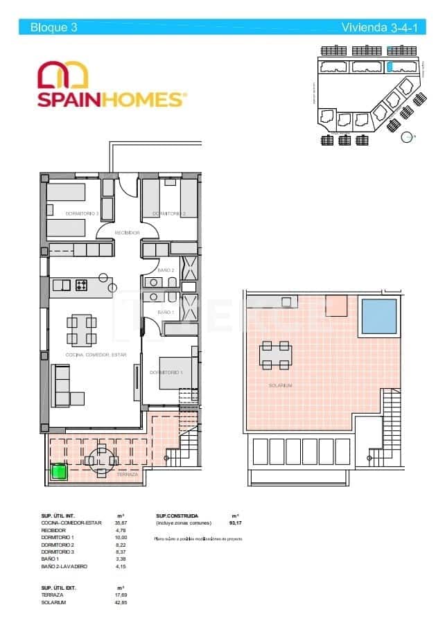 3 sovrum Lägenhet till salu i El Raso med pool - 270 000 € (Ref: 8965635)