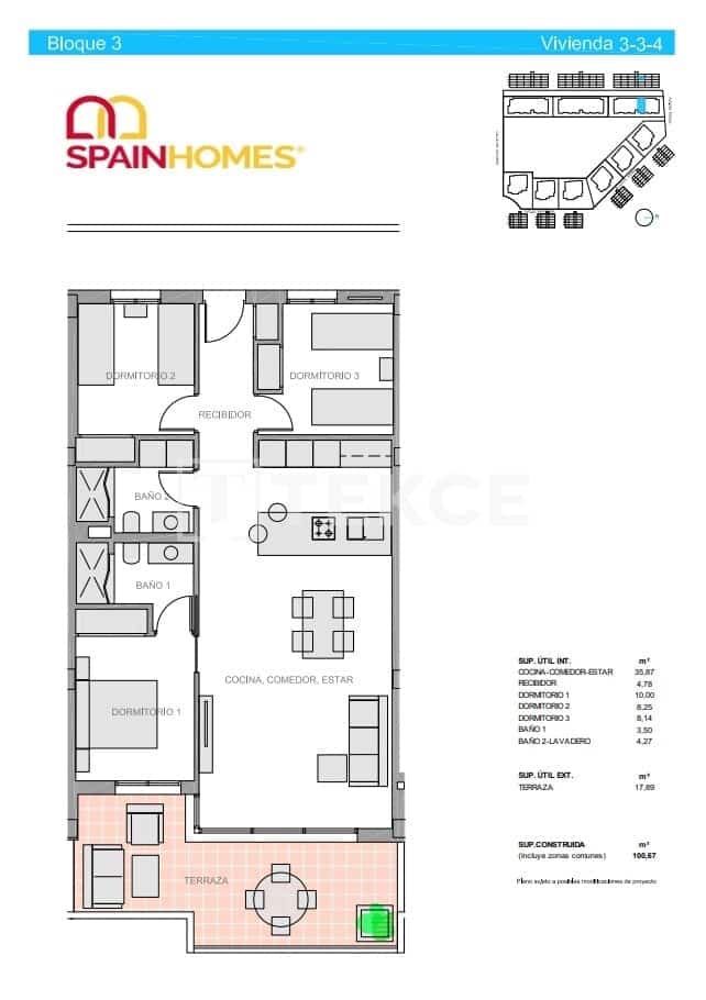 3 sypialnia Mieszkanie na sprzedaż w El Raso z basenem - 300 000 € (Ref: 8965636)