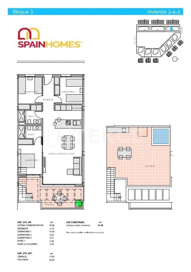 3 sypialnia Mieszkanie na sprzedaż w El Raso z basenem - 300 000 € (Ref: 8965636)