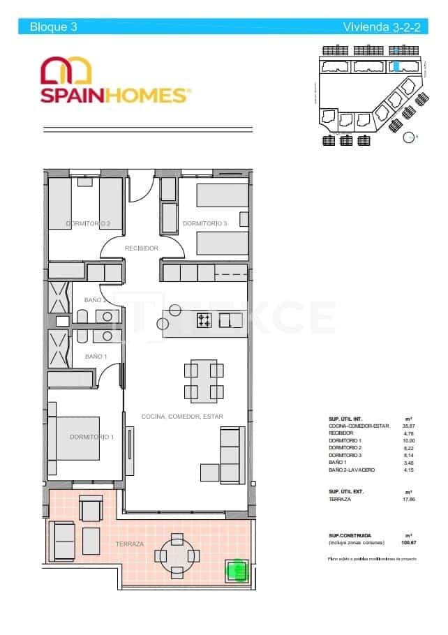 3 sypialnia Mieszkanie na sprzedaż w El Raso z basenem - 300 000 € (Ref: 8965636)
