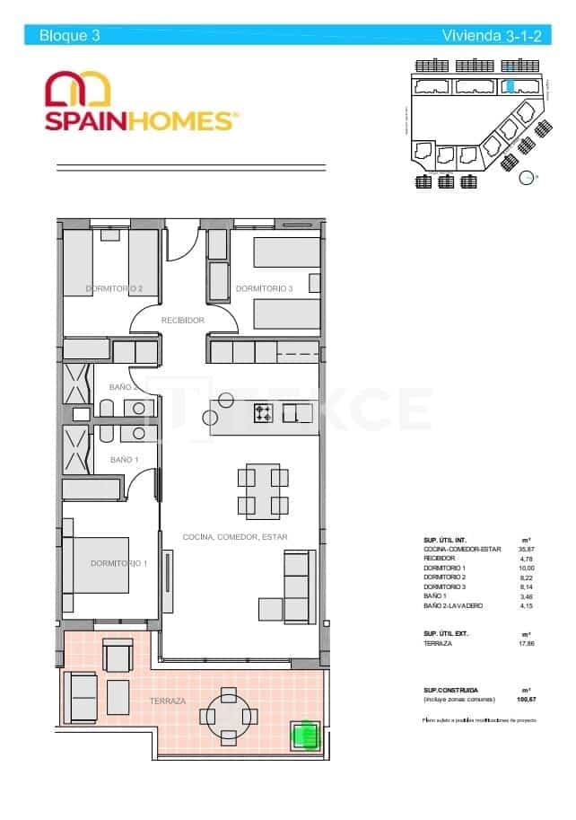 3 sypialnia Mieszkanie na sprzedaż w El Raso z basenem - 300 000 € (Ref: 8965636)