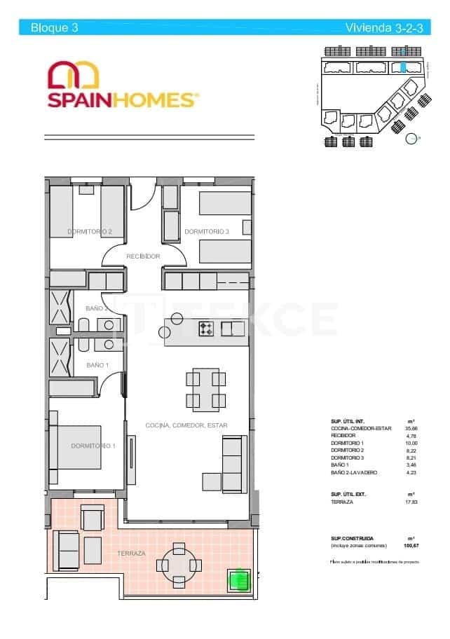 3 sypialnia Mieszkanie na sprzedaż w El Raso z basenem - 300 000 € (Ref: 8965636)