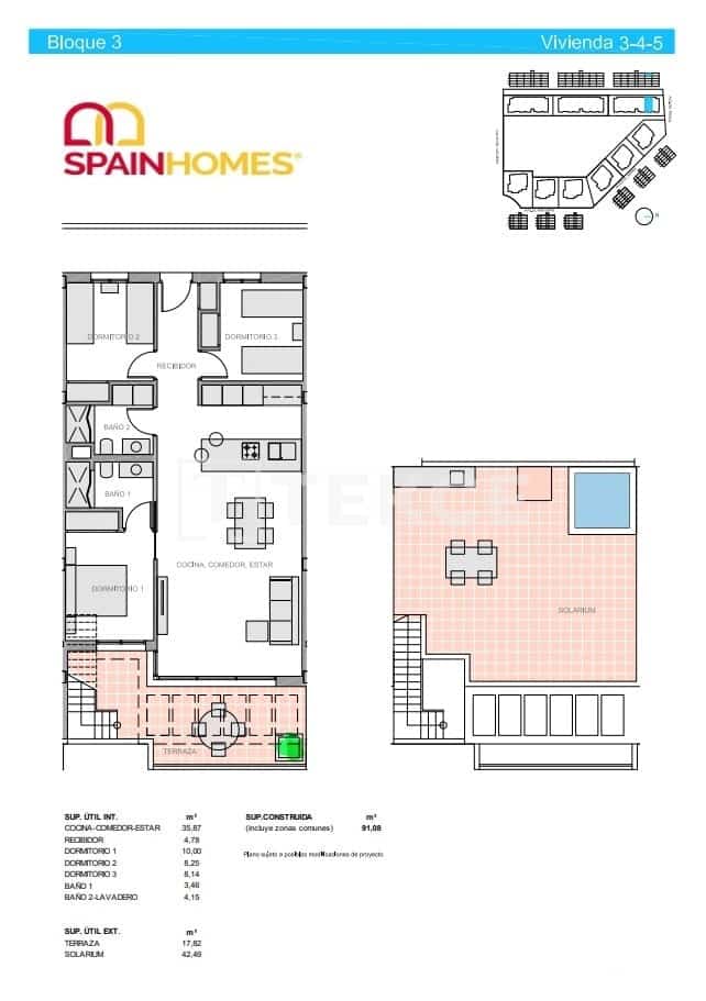 Piso de 3 habitaciones en El Raso en venta con piscina - 345.000 € (Ref: 8965637)