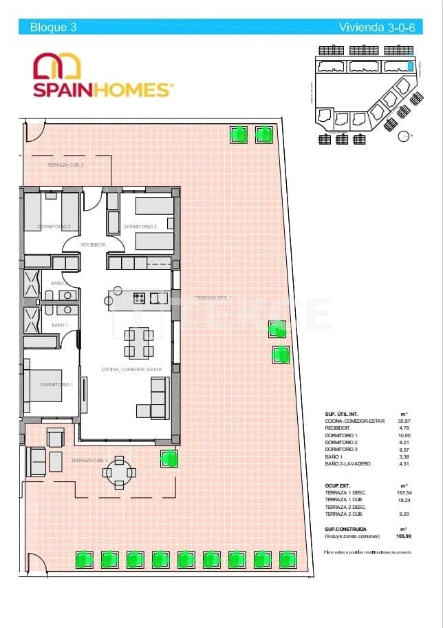 Piso de 3 habitaciones en El Raso en venta con piscina - 345.000 € (Ref: 8965637)