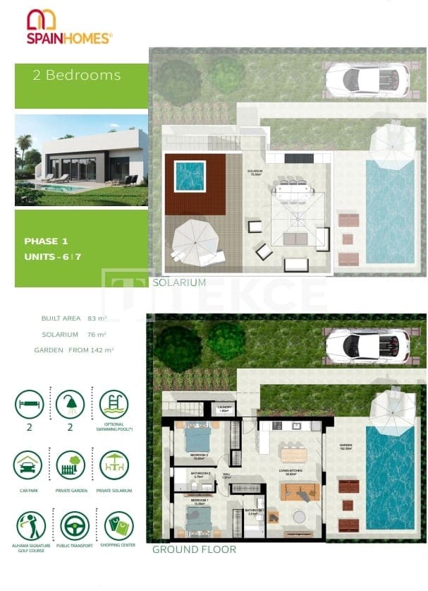 3 sovrum Villa till salu i Condado de Alhama med pool - 305 000 € (Ref: 8965638)