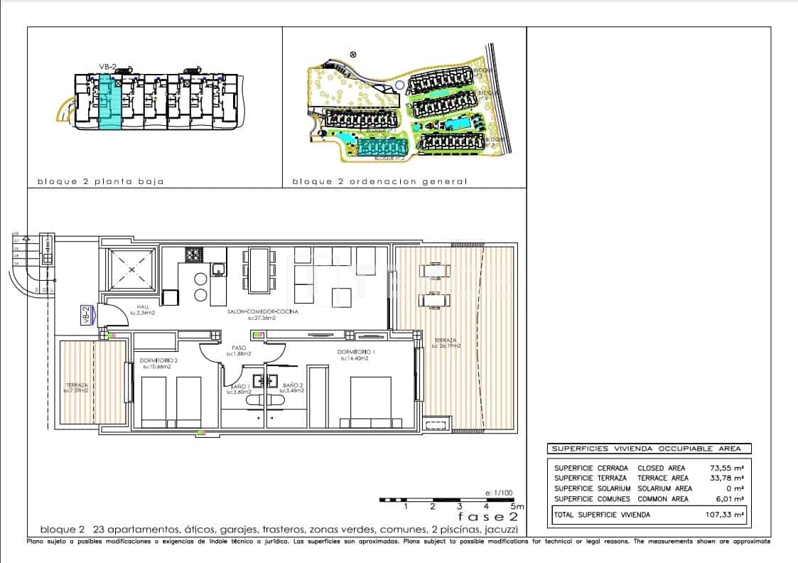 4 sovrum Lägenhet till salu i Playa Flamenca med pool - 505 000 € (Ref: 8965653)