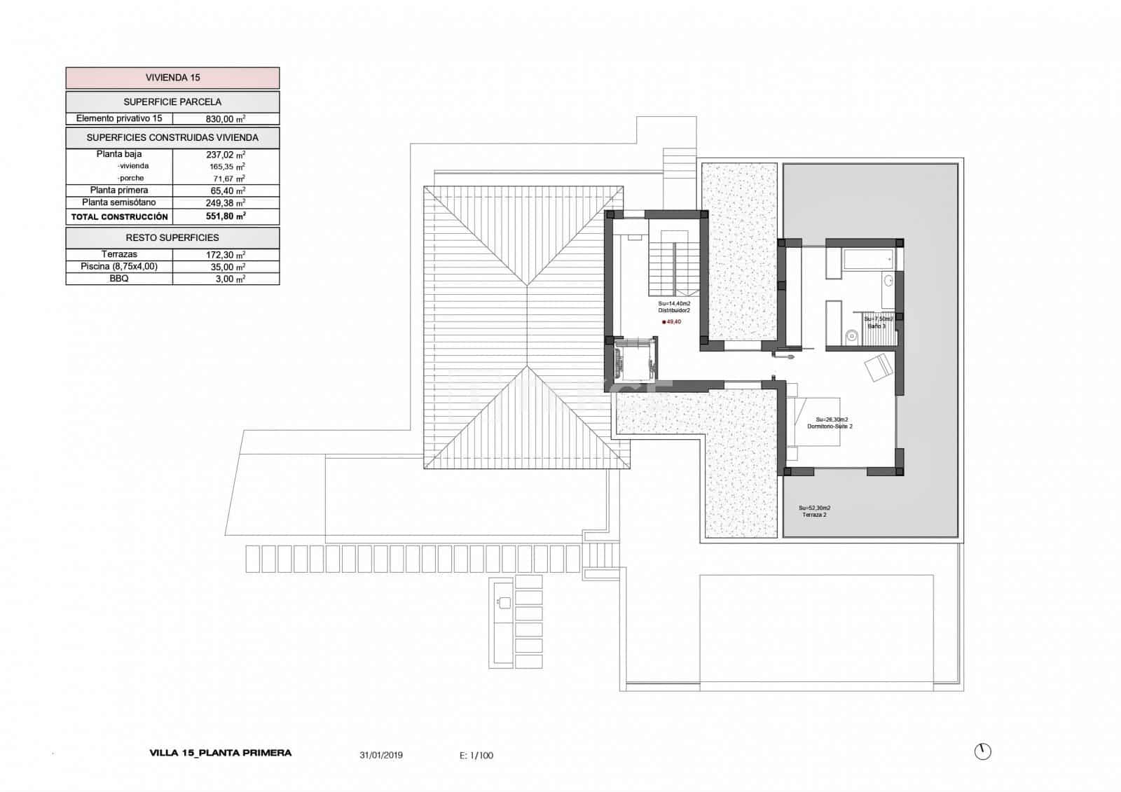 3 bedroom Villa for sale in Los Montesinos with pool - € 499,000 (Ref: 8965660)