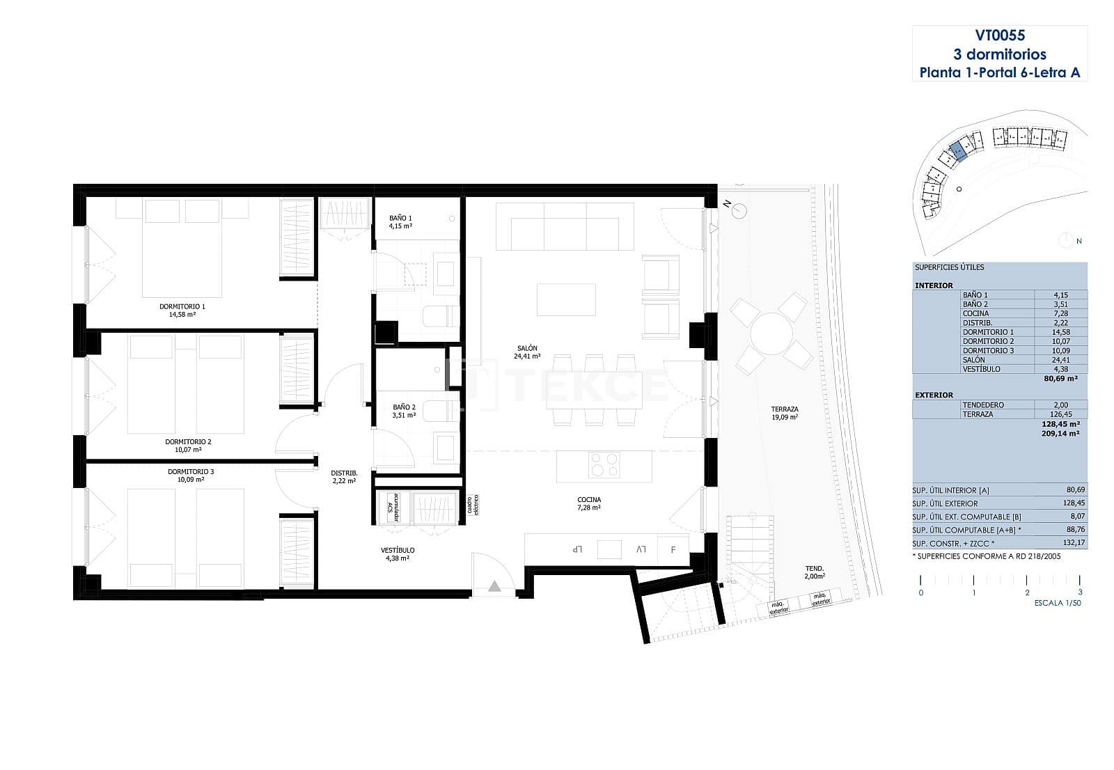 3 sovrum Lägenhet till salu i Las Lagunas de Mijas med pool - 421 000 € (Ref: 8965665)