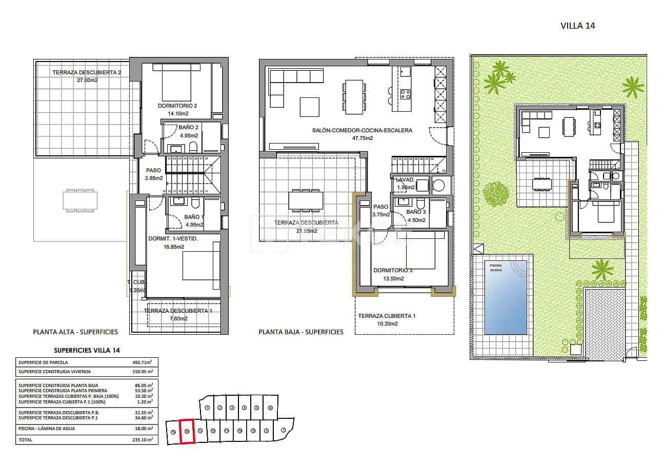 3 sovrum Villa till salu i Finestrat med pool - 1 145 000 € (Ref: 8965673)