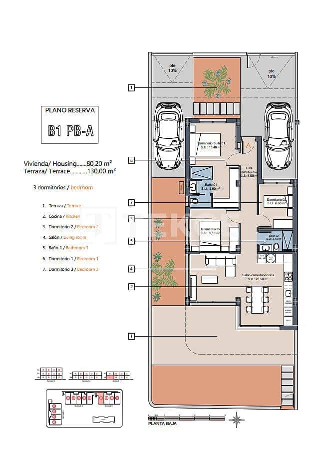 Piso de 2 habitaciones en Los Alcázares en venta con piscina - 279.000 € (Ref: 8965692)