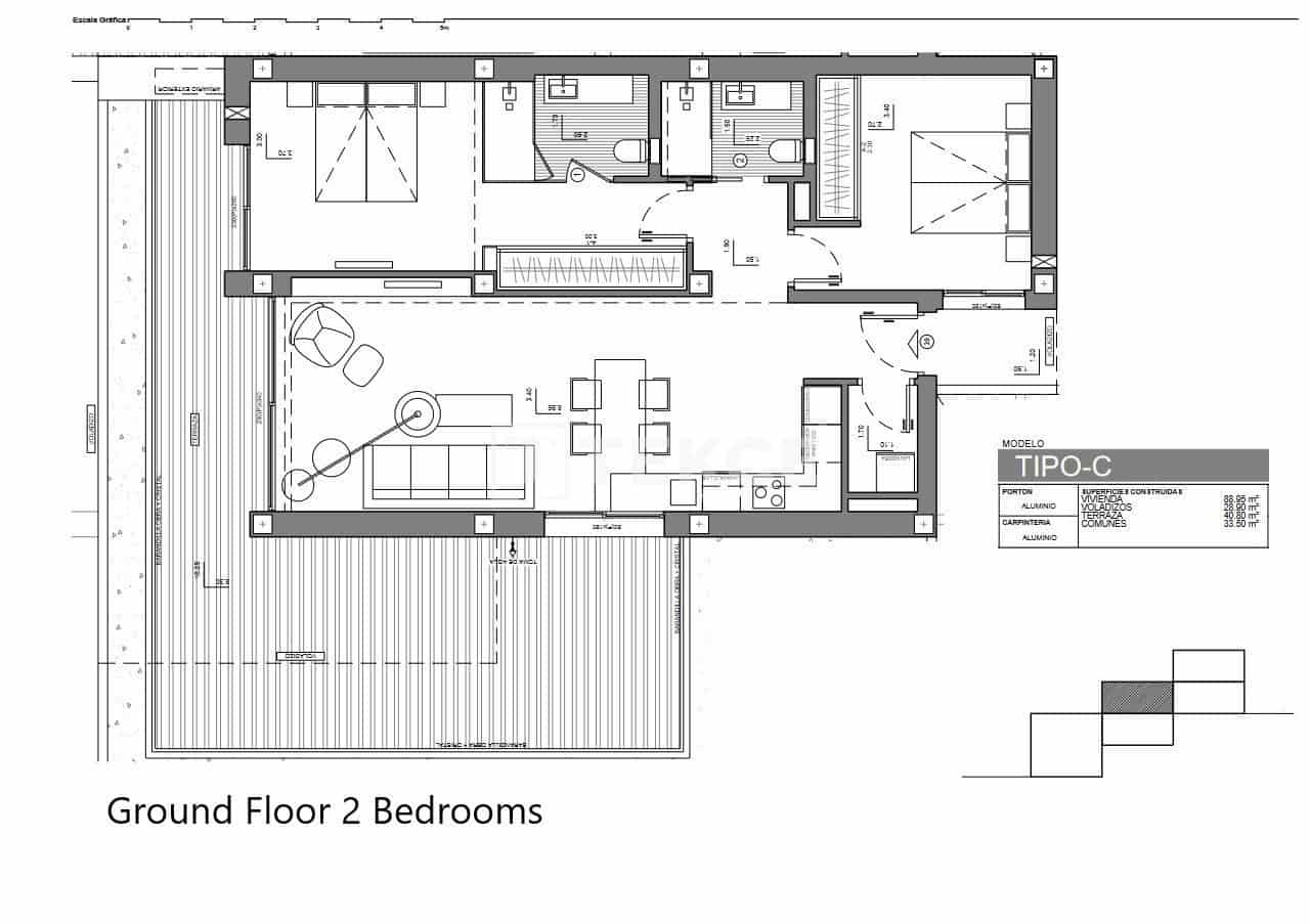 3 sovrum Lägenhet till salu i Benitachell / Benitatxell med pool - 599 000 € (Ref: 8965701)