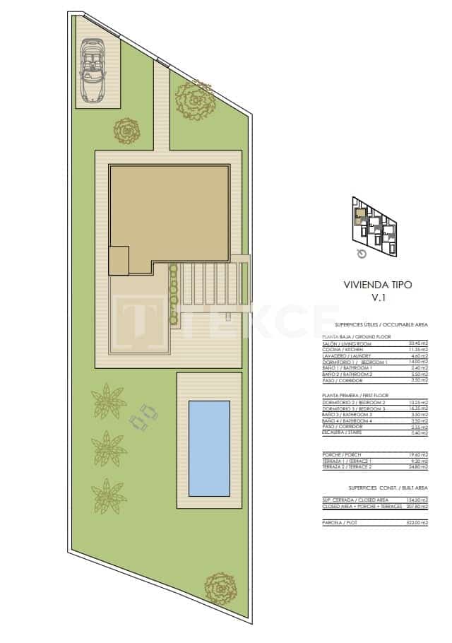 3 slaapkamer Villa te koop in Pinar de Campoverde met zwembad - € 698.000 (Ref: 8965715)