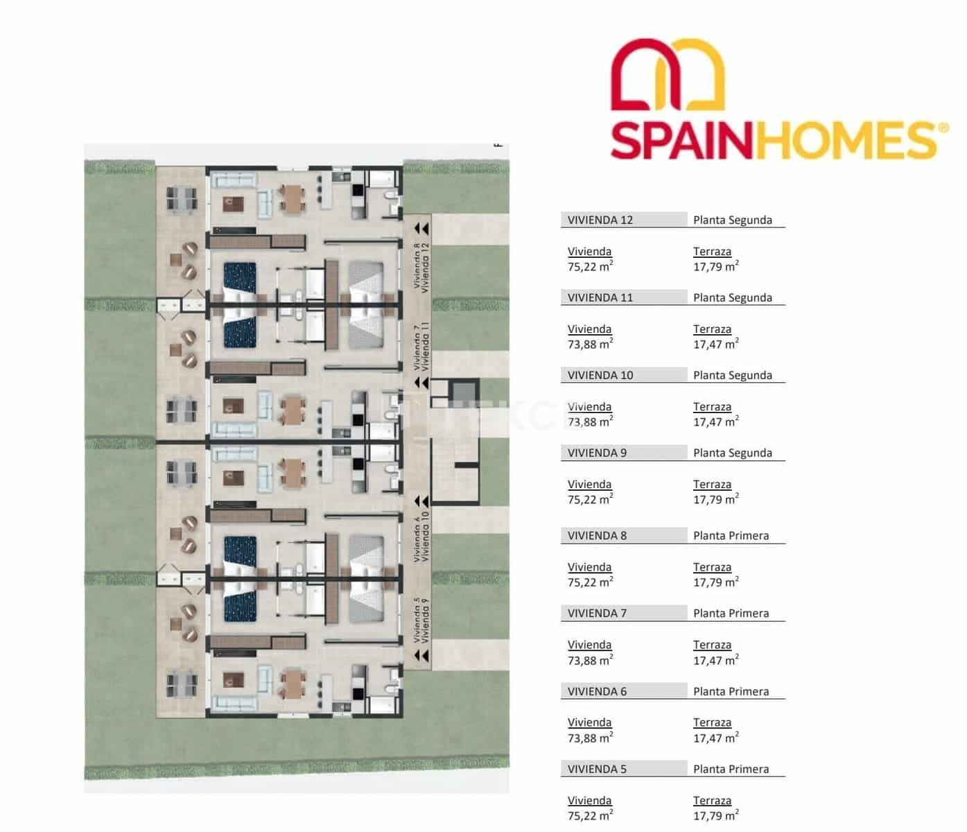 Piso de 2 habitaciones en Condado de Alhama en venta con piscina - 192.000 € (Ref: 8965731)