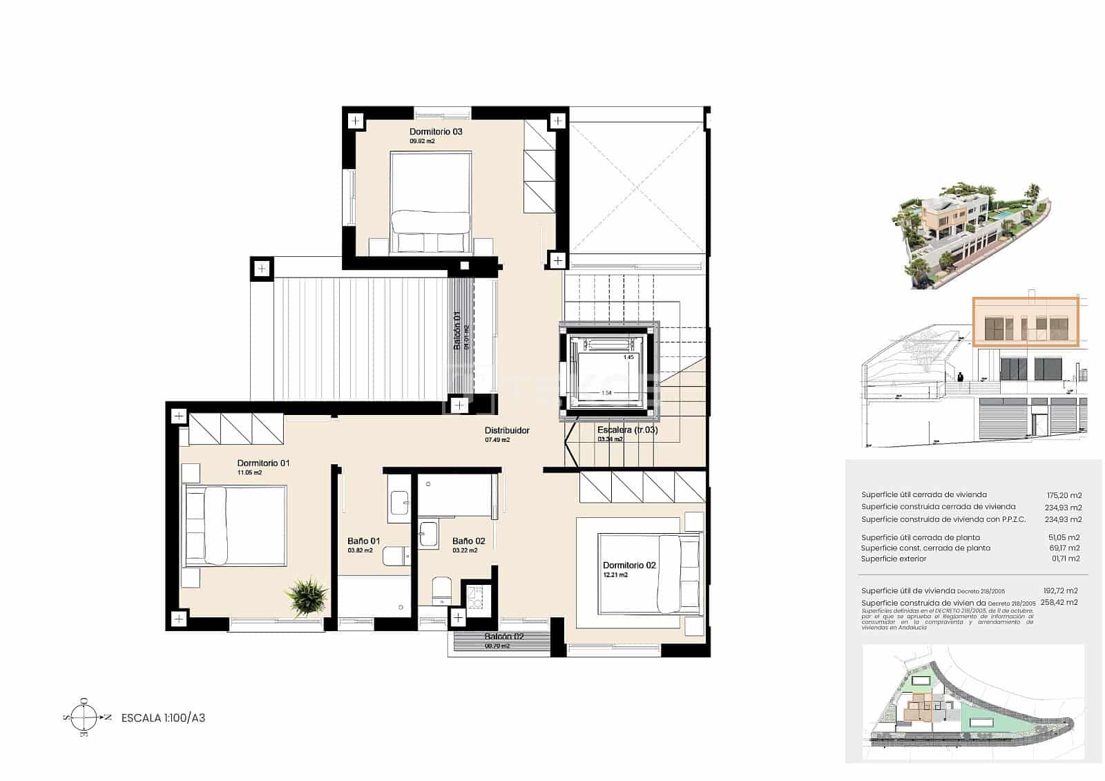 3 soveværelse Villa til salg i Malaga by med swimmingpool - € 1.650.000 (Ref: 8965741)