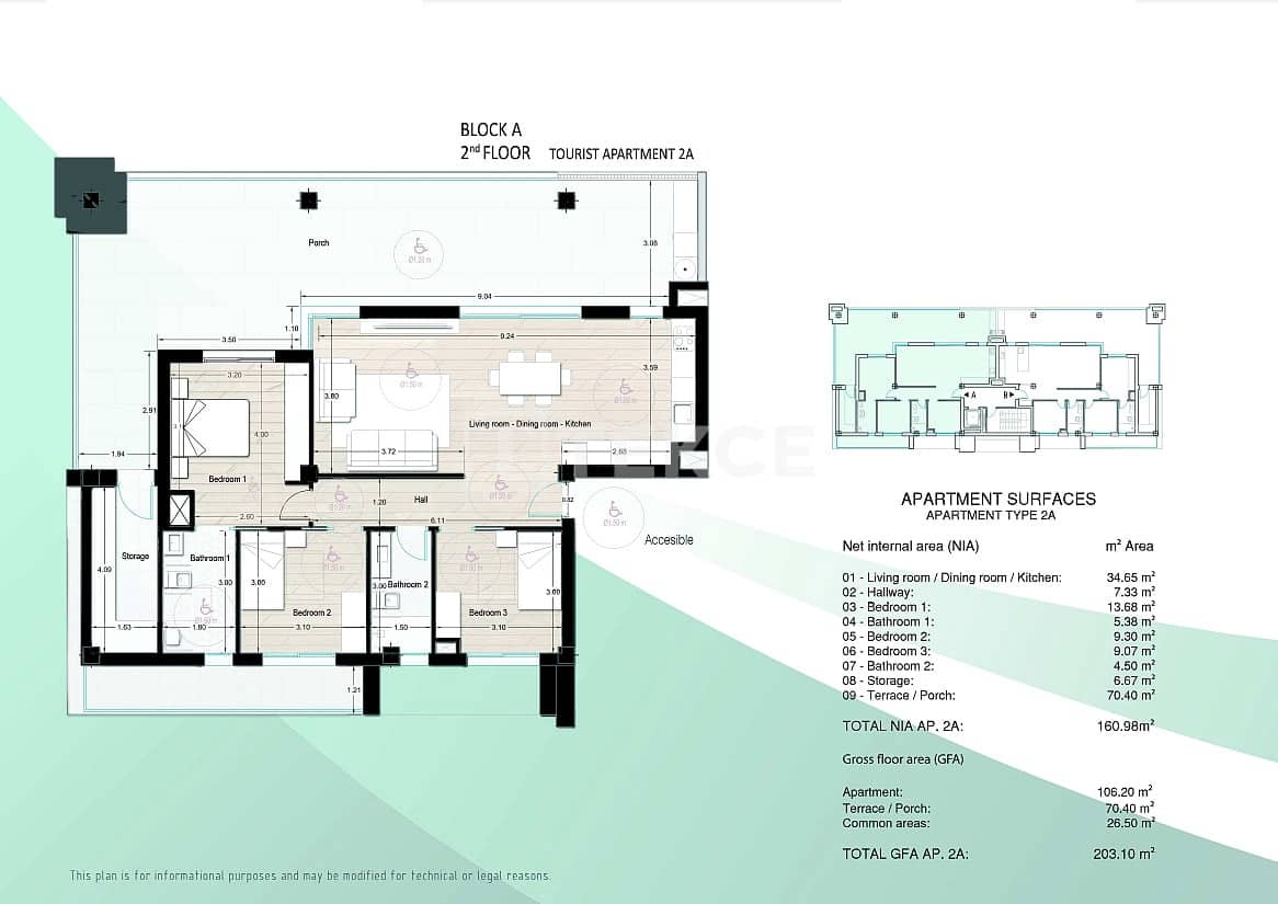 3 sypialnia Mieszkanie na sprzedaż w Los Narejos z basenem - 420 000 € (Ref: 8965755)