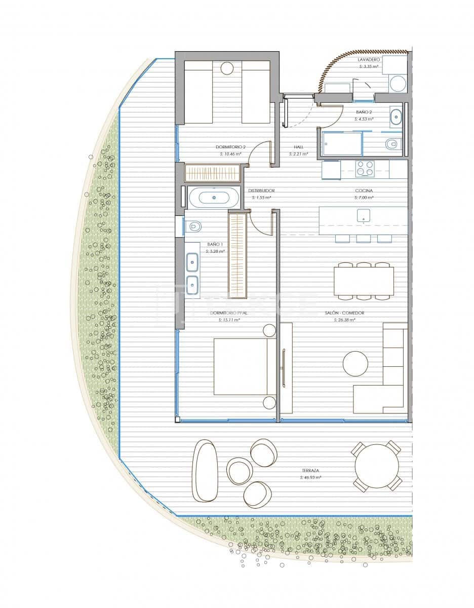 Piso de 2 habitaciones en Fuengirola en venta con piscina - 735.000 € (Ref: 8965758)