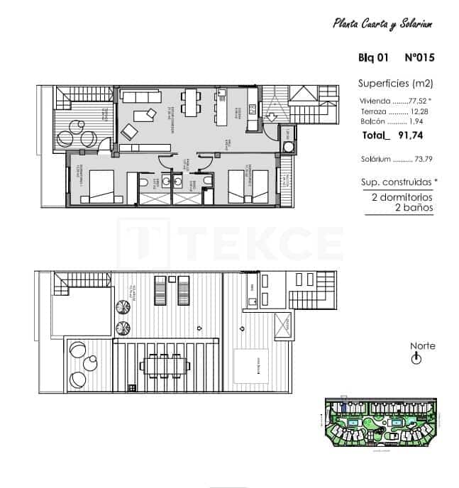 2 bedroom Flat for sale in El Raso with pool - € 294,000 (Ref: 8965761)