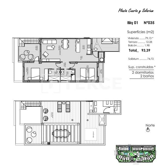 2 sypialnia Mieszkanie na sprzedaż w El Raso z basenem - 370 000 € (Ref: 8965764)