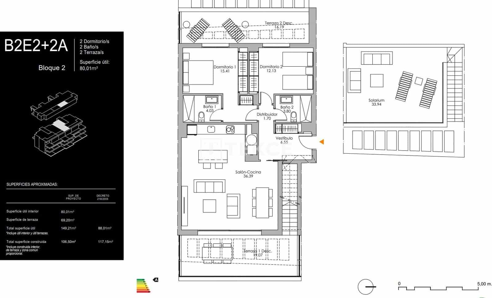 2 sovrum Lägenhet till salu i Estepona med pool - 619 000 € (Ref: 8965770)