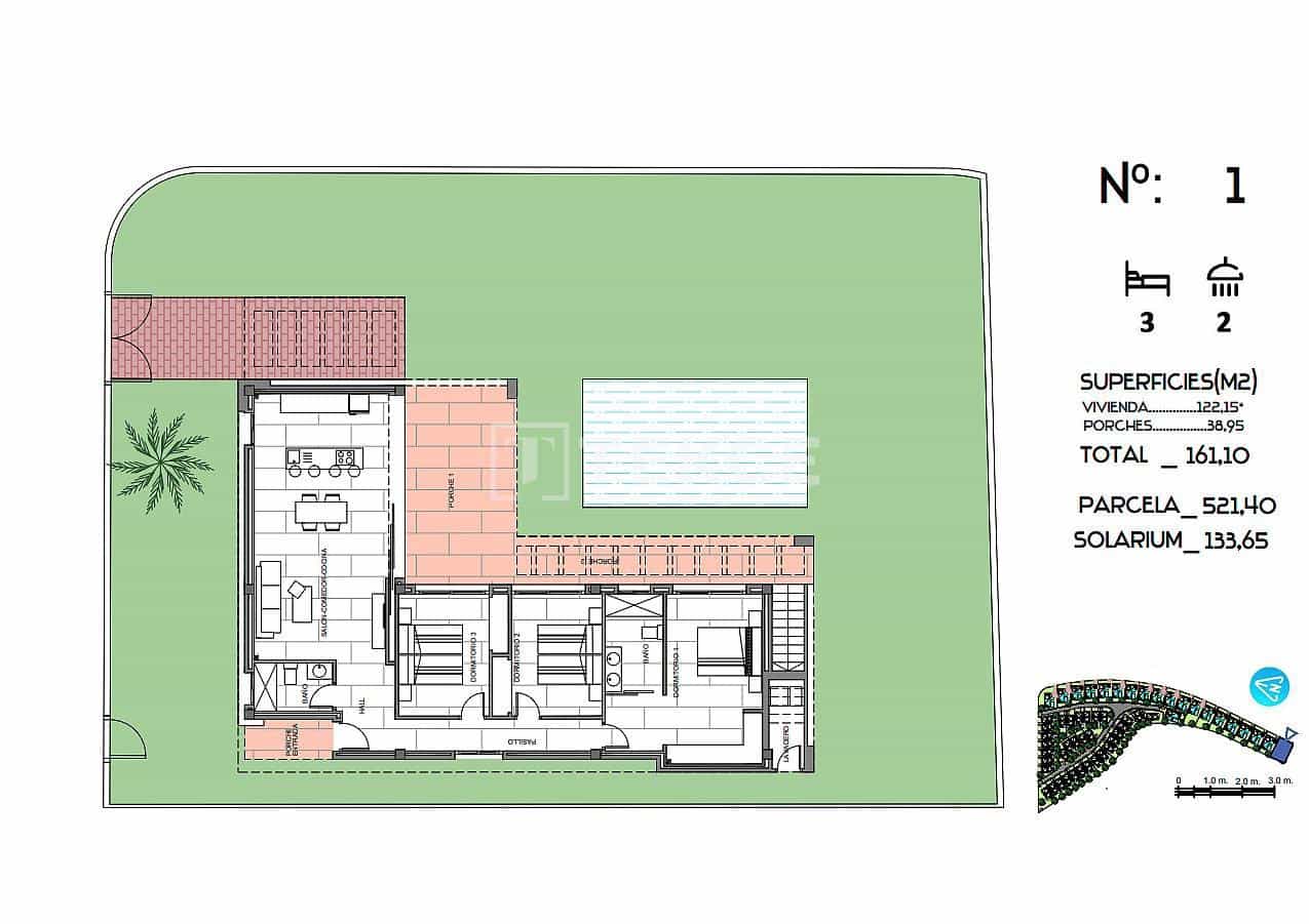 3 sypialnia Willa na sprzedaż w Algorfa z basenem - 670 000 € (Ref: 8965777)