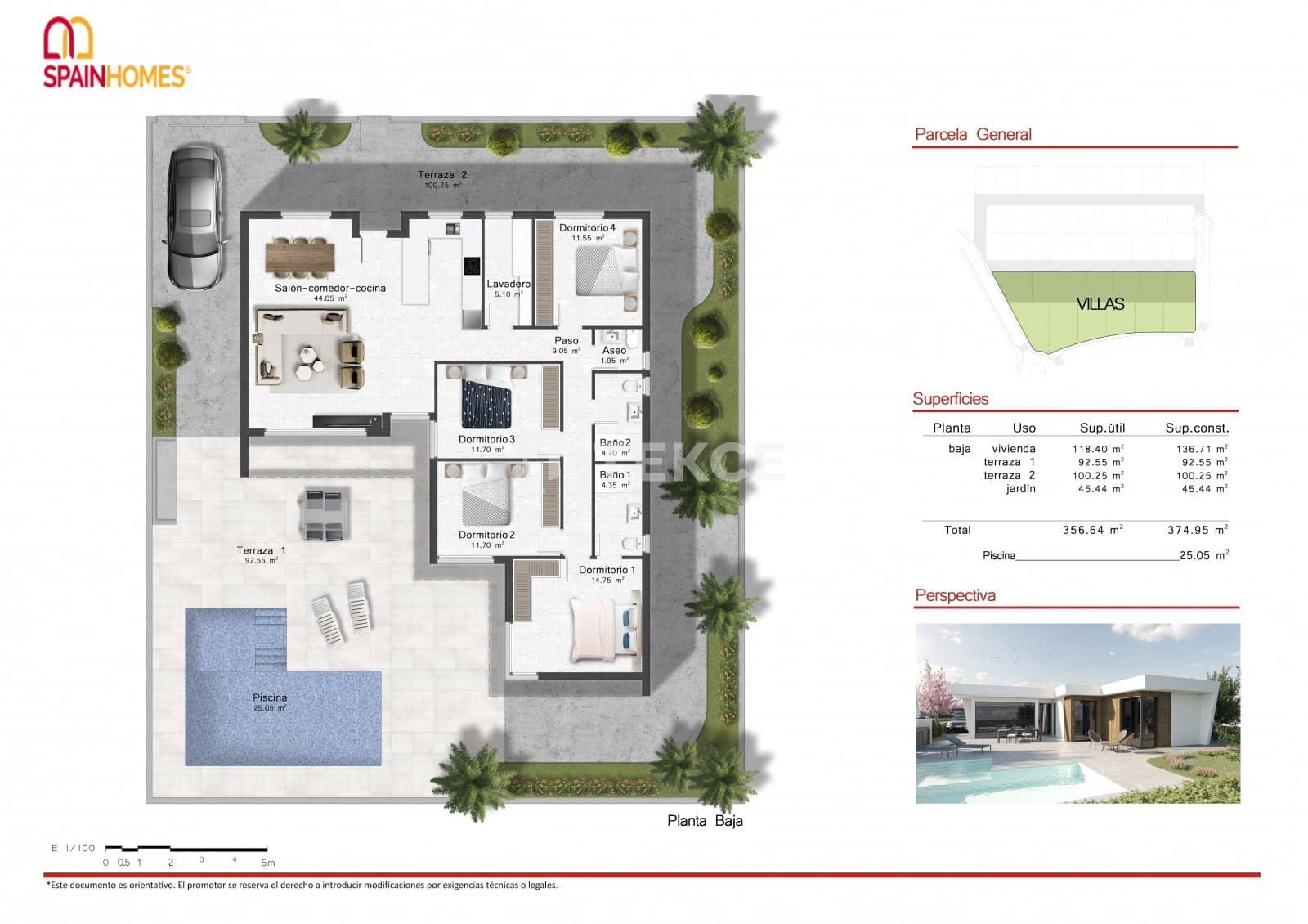 2 soveværelse Villa til salg i Canada de San Pedro med swimmingpool - € 376.000 (Ref: 8965781)