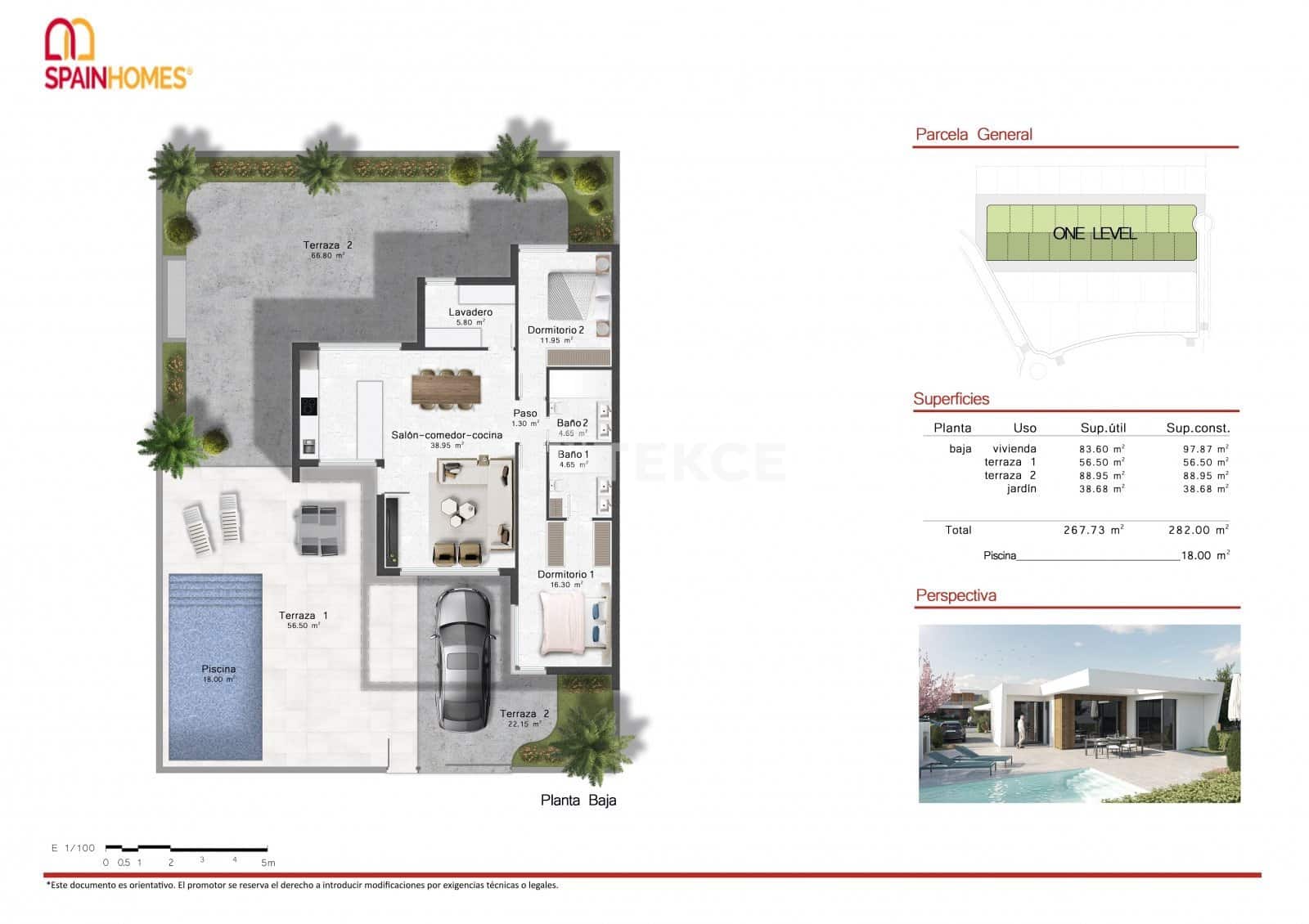 3 soveværelse Villa til salg i Canada de San Pedro med swimmingpool - € 466.000 (Ref: 8965782)