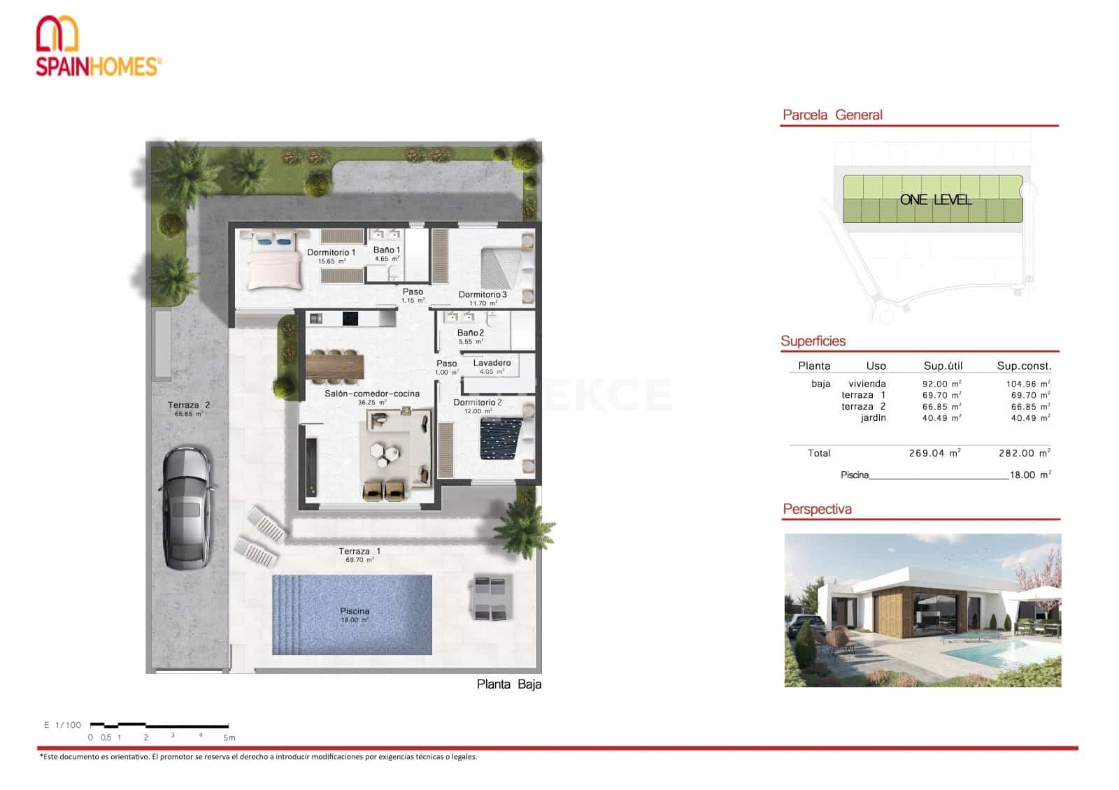 3 soveværelse Villa til salg i Canada de San Pedro med swimmingpool - € 466.000 (Ref: 8965782)