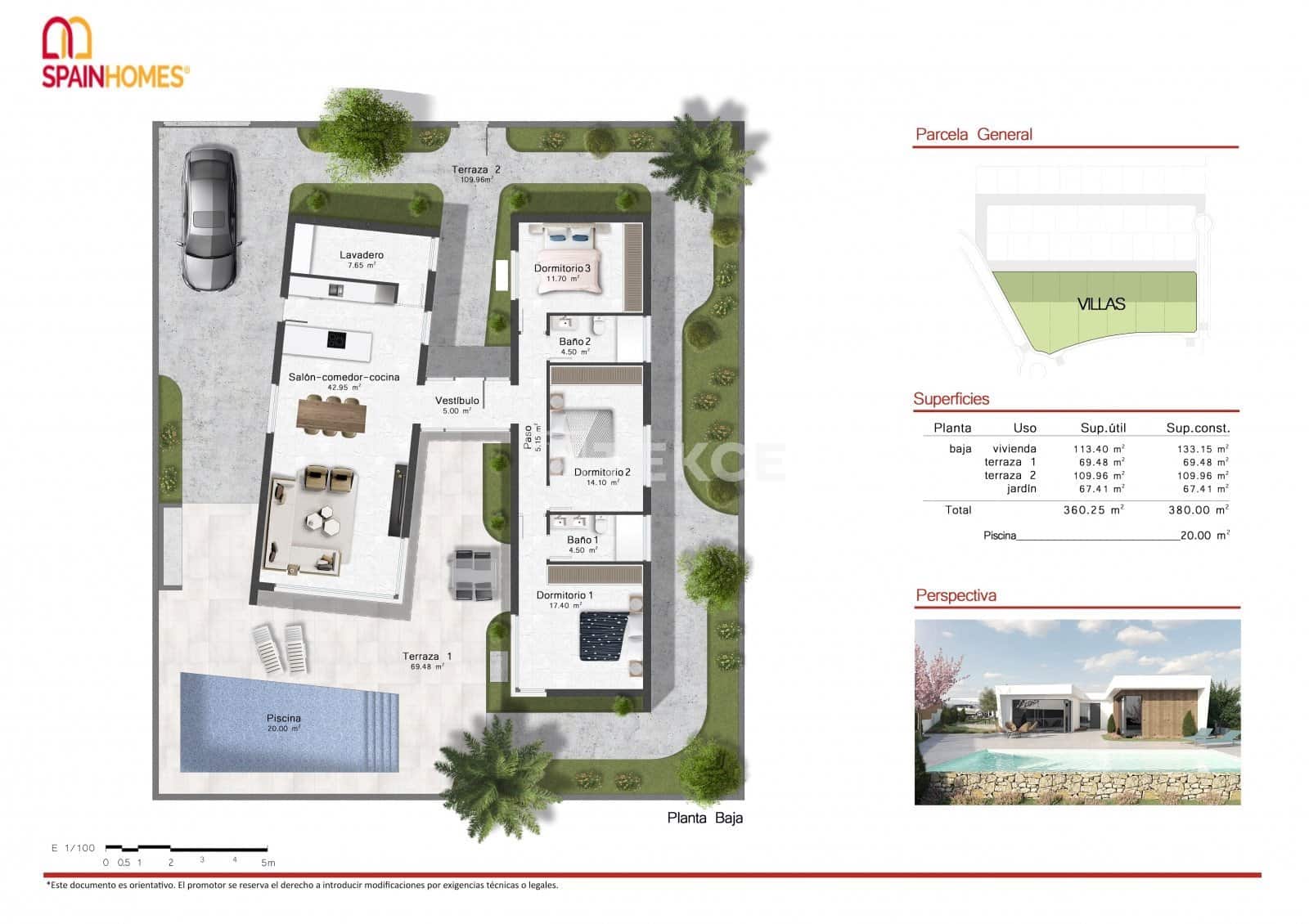 3 soveværelse Villa til salg i Canada de San Pedro med swimmingpool - € 466.000 (Ref: 8965782)