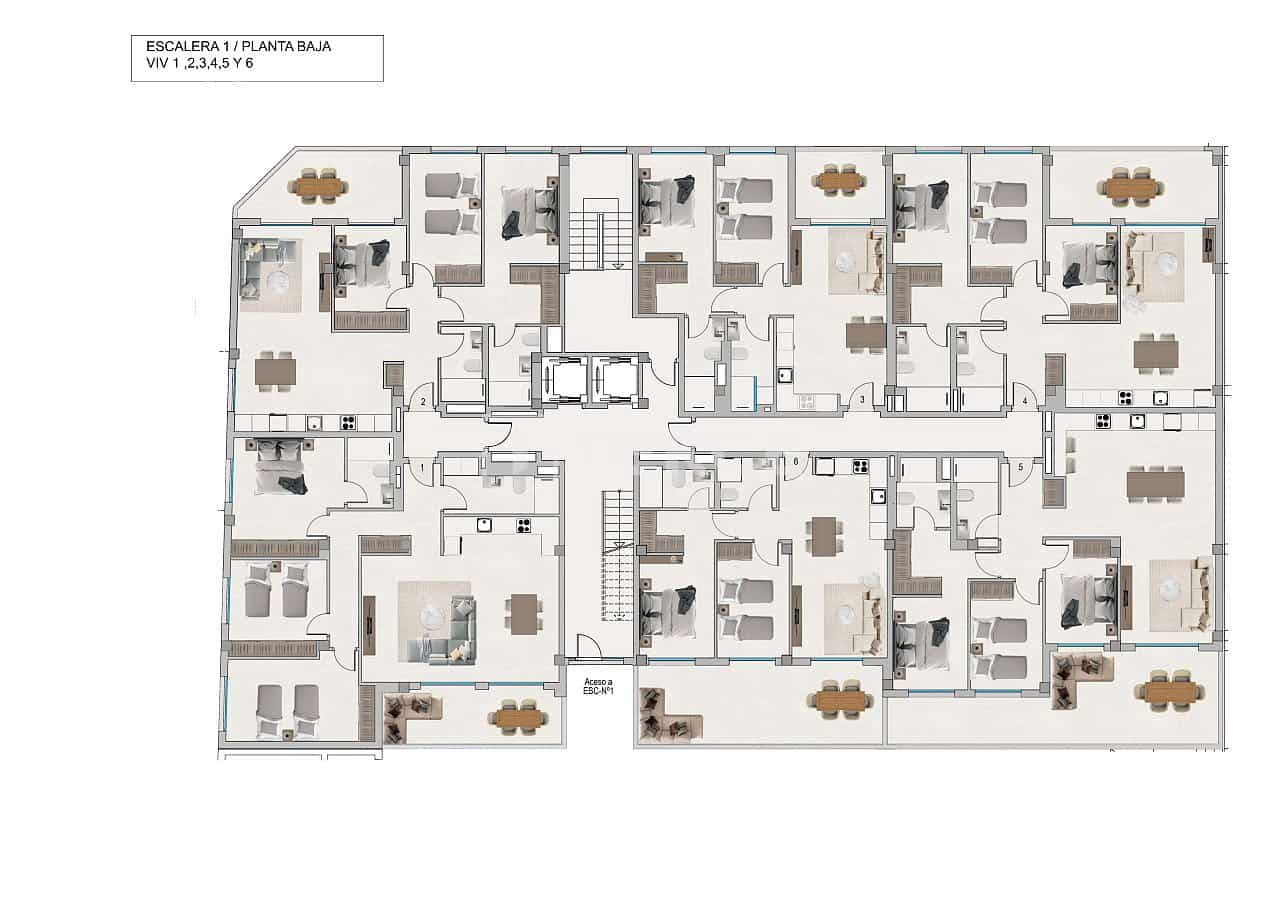 3 sypialnia Mieszkanie na sprzedaż w Santa Pola z basenem - 425 000 € (Ref: 8965788)