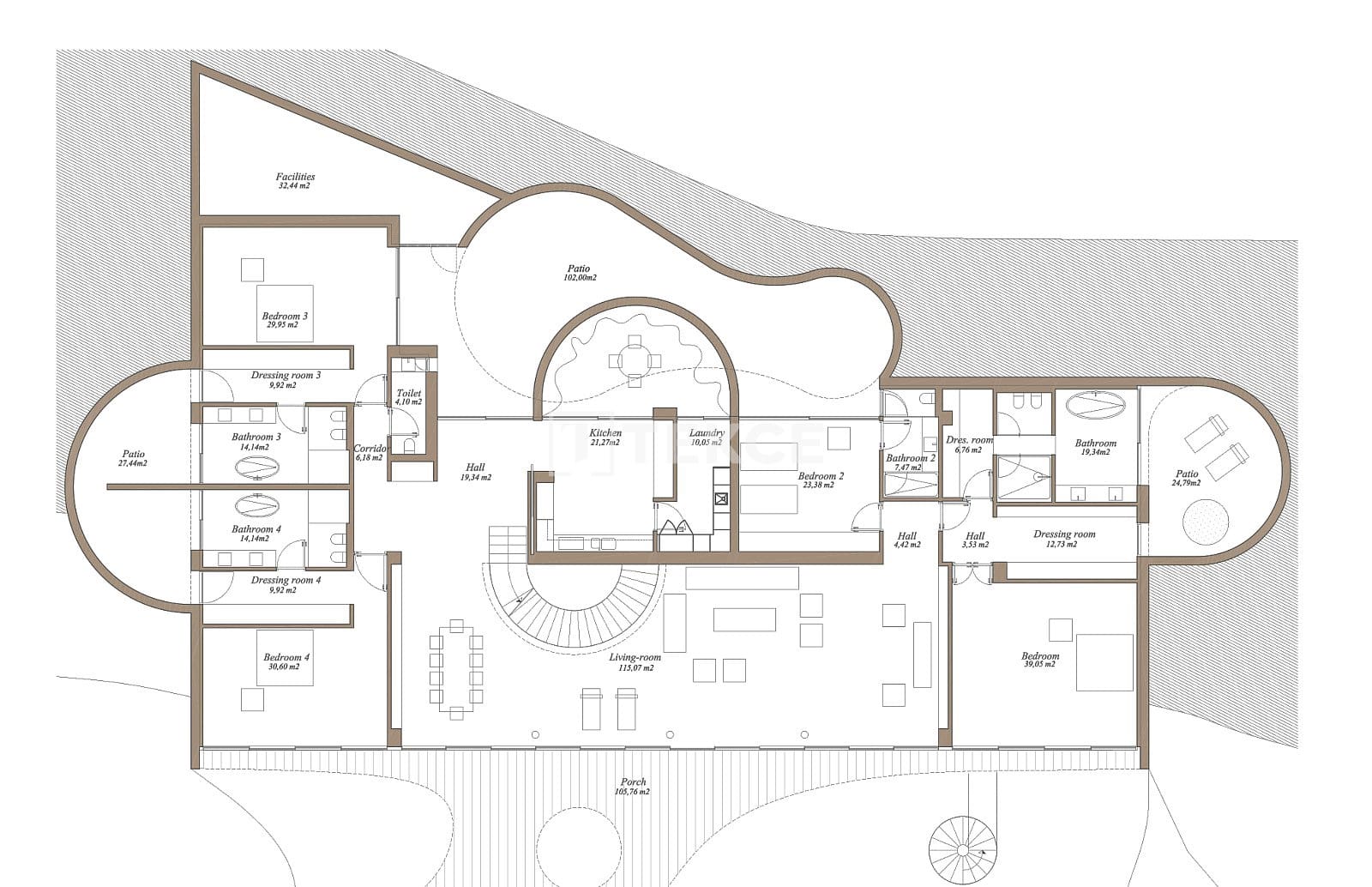 4 sypialnia Willa na sprzedaż w Casares z basenem - 6 500 000 € (Ref: 8965834)