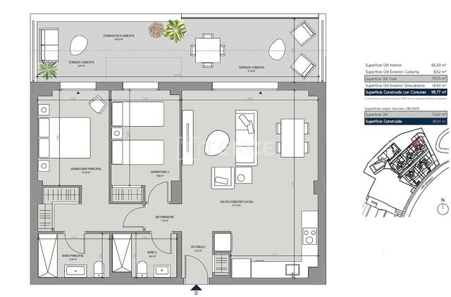 3 slaapkamer Flat te koop in La Duquesa / Puerto de la Duquesa, Manilva met zwembad - € 310.000 (Ref: 8965837)