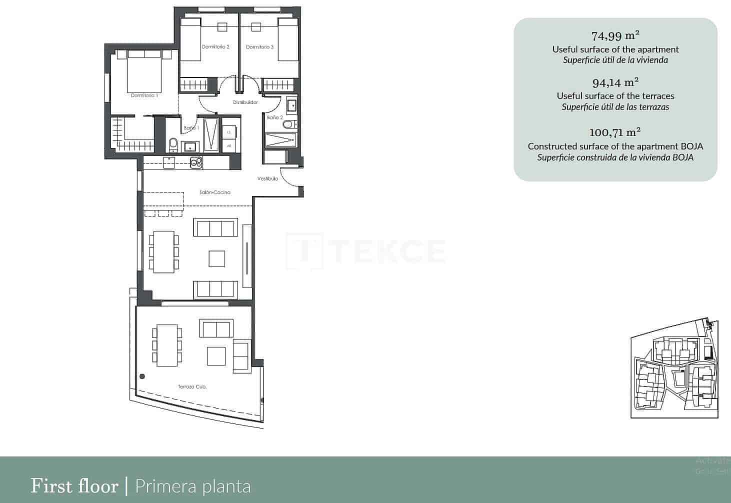 3 sypialnia Mieszkanie na sprzedaż w Estepona z basenem - 525 000 € (Ref: 8965845)