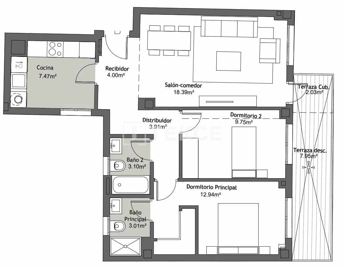 3 bedroom Flat for sale in Velez-Malaga with pool - € 280,000 (Ref: 8965914)