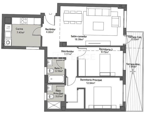 3 sypialnia Mieszkanie na sprzedaż w Vélez-Málaga z basenem - 340 000 € (Ref: 8965915)