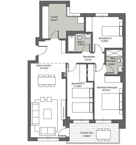 2 sypialnia Mieszkanie na sprzedaż w Torre del Mar, Vélez-Málaga z basenem - 350 000 € (Ref: 8965919)