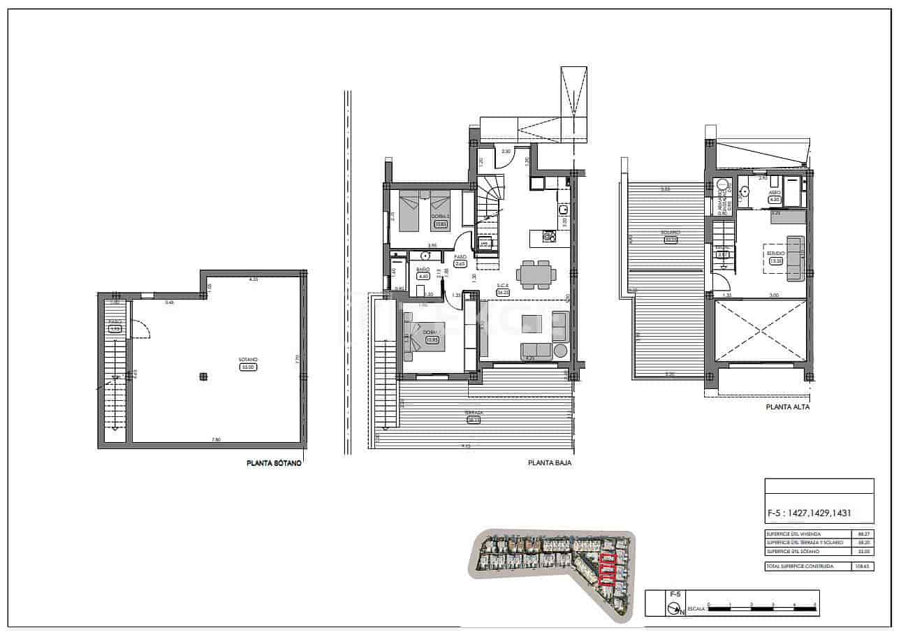 3 bedroom Villa for sale in Algorfa with pool - € 465,000 (Ref: 8965933)