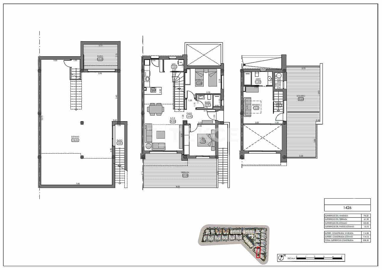 3 bedroom Villa for sale in Algorfa with pool - € 465,000 (Ref: 8965933)